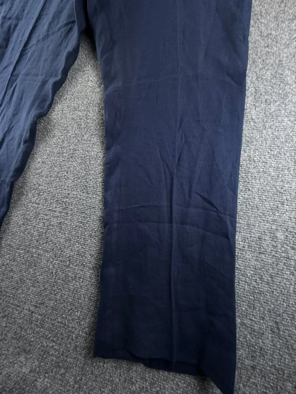 NWT Tommy Hilfiger Navy Blue All Linen Pants Men 44x30 Pockets Business Casual